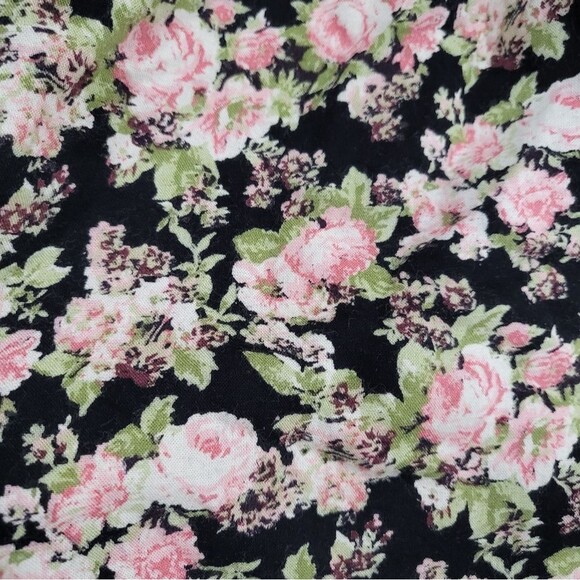 Live Life By Sanctuary Floral Romper Button Front Tie back Flowy Cottage Sz S - Picture 14 of 14